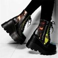 thumbnail image 1 of Fashion Thick Soled Large Size Short Boots Women Autumn Platform Leather Boots, 1 of 3