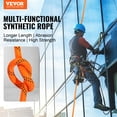thumbnail image 2 of VEVOR Arborist Tree Climbing Rope Double Braid Polyester 1/2" x 120' 48-Strand, 2 of 9