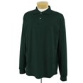 thumbnail image 2 of SpotShield 5050 Long Sleeve Polo, M, Forest Green, 2 of 4