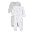thumbnail image 1 of George Infants' Unisex Layette 100% Cotton 2-Pack Sleeper, 1 of 2