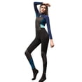 thumbnail image 1 of Women's Full Body Wetsuit Cold Water Keeping Warm Neoprene Diving Suit Rash Guard One-Piece Long Sleeve Zip Quick Dry Sunsuit, 1 of 9
