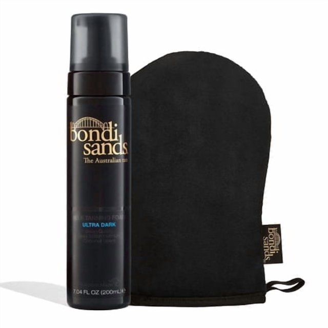 Bondi Sands Mousse Autobronzante Ultra Foncée + Mitaine d'Application / Comprend une Mousse Légère Sans Soleil + Mitaine Réutilisable pour une Finition Impeccable (Valeur de 32 $)