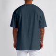 thumbnail image 4 of Xdzjlr Chemise pour Hommes Usage Quotidien Col Rond Imprimé Instrument de Musique T-Shirts Élégants pour Hommes,G, 4 of 5