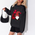 thumbnail image 2 of Chandail à Capuchon pour Femmes à Imprimé de Lettres, Stylé, Confortable, Tenue Décontractée, Doux, à Manches Longues, Chandail à Enfiler, Vêtement de Mode pour Tenue de Tous les Jours, 2 of 3