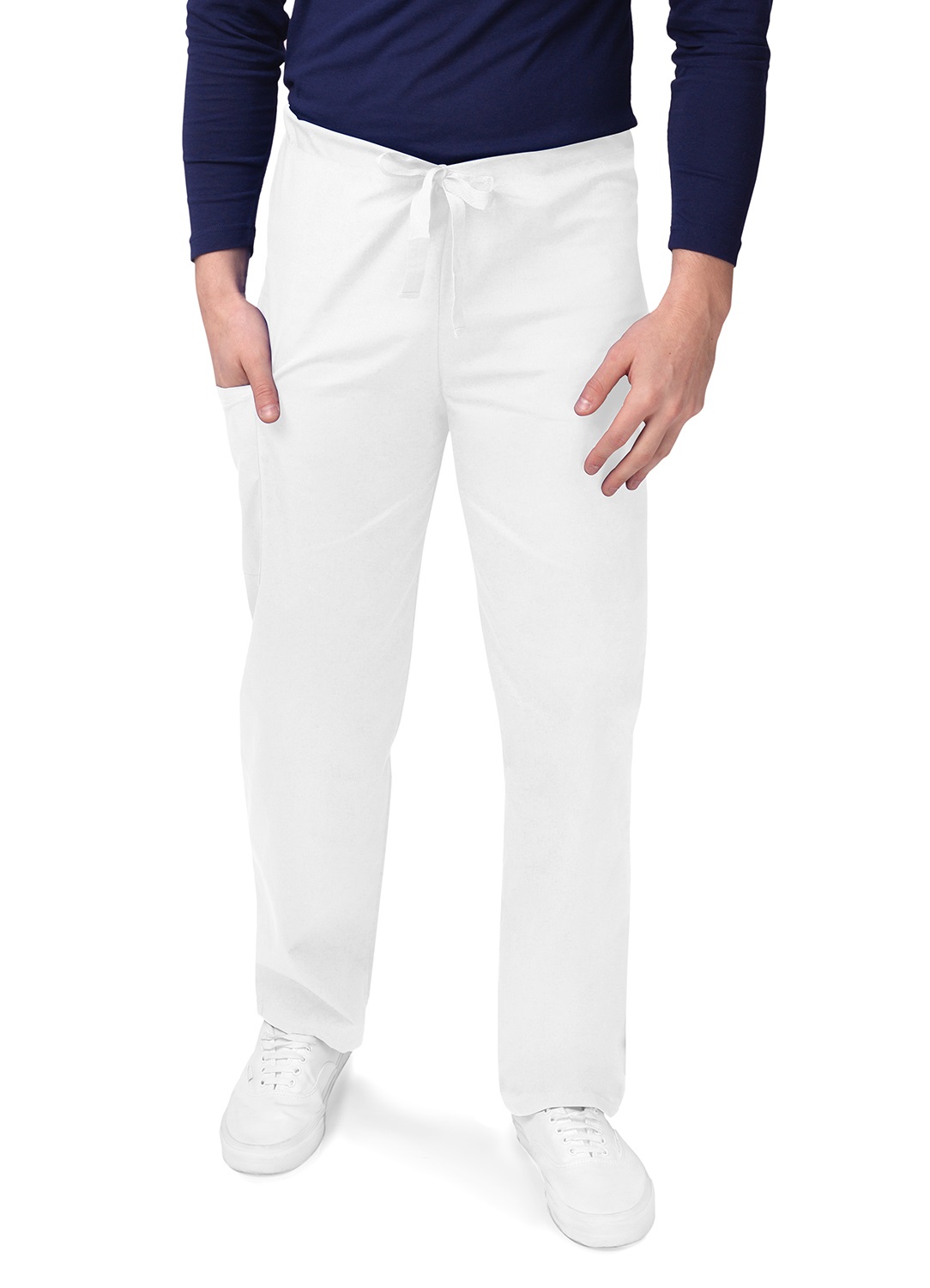 Sivvan Pantalon d'Uniforme Unisexe à Jambe Fuselée avec Cordon de Serrage (Offert en 10 Couleurs)