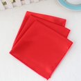 thumbnail image 3 of DOLITY 10 Pcs Serviette Carrée Unie Mariage Fête Noël Souper Table Mouchoir #09 9, 3 of 3