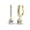 Yellow Gold, variant on Cate & Chloe McKenzie 18k White Gold Plated Silver Dangle Earrings with Swarovski Crystals for Women