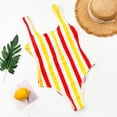 thumbnail image 3 of MesaSe Maillot de Bain une Pièce à Rayures Élégantes pour Femmes avec Fermeture Éclair, 3 of 3