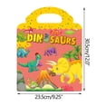 thumbnail image 2 of HOARBOEG Children's Toys Puzzle Toys Christmas Gifts Children's Stickers Activity Books Children's Guide Stickers Kids Learning Educational Toy Sticker, 2 of 5