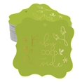 thumbnail image 1 of Inkdotpot Pack Of 100 Baby It's Cold Outside Baby Shower Paper Tags DIY Craft Bracket Shape Real Gold Foil Hang Tags, 1 of 6