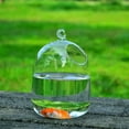 thumbnail image 4 of Vase Fishbowl Transparent Hanging Glass Creative Decor Fish Tank for Living Room, 4 of 5