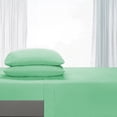 thumbnail image 3 of Comfy Bamboo World 9900 Series Embroidered Bedsheets Sheet Set, King Size, Light Green, 3 of 5