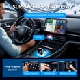 thumbnail image 4 of Wireless Carplay Adapter, 2 in 1 Apple CarPlay and Android Auto Adapter Convert Wired to Wireless Dongle for Apple Android,Plug and Play for iOS 10+ & Android 10+, Black, 4 of 7