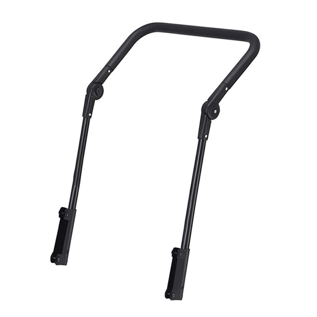 Lijie Poignée de Poussée pour Chariot Pliant Réglable Accessoires d'Installation Facile Barre de Poussée et de Traction. une Poignée de Chariot en PVC Noire avec une Poignée en Éponge Douce Antidérapante et un angle Réglable de 4 Vitesses. Conçue pour les Chariots Pliants, Chariots, Chariots de Jardin et Chariots de Plage. Comprend des bases de Tige de Poussée et des Vis pour un Assemblage Facile.