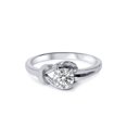 thumbnail image 4 of 1/2ct Everlong Round Diamond Solitaire Knot Ring 14K White Gold, 4 of 4