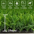thumbnail image 3 of Artificial Grass Turf Rug Grass Mat 2x6 Ft Dog Pee Pads Potty Training Rug with Drainage Holes Fake Grass Patch Turf Carpet Door Mat for Dog Pets Patio Lawn Landscape Balcony, 3 of 14