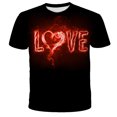 thumbnail image 2 of RKSTN Chemises pour Hommes Manches Courtes Mode Décontractée Col Rond Chandail à Enfiler Imprimé T-shirt à Manches Courtes Haut Chemises Hawaïennes pour Hommes, 2 of 3