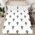 thumbnail image 2 of YST Draps de Lit pour Garçons avec Microphone pour Adultes et Ados, Ensemble de Draps à Thème Musique Rock, Drap-Housse Cartoon Instruments avec Microphone, Drap-Housse Musique Hipster, Grand Lit Doux et Luxueux, 2 of 5