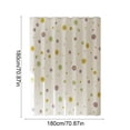 thumbnail image 4 of Sentmoon Rideaux de Douche en Tissu pour Salle de Bain Salle de Bain Rideau de Douche Épaissi Rideau de Douche Imperméable Ensemble de Tringle de Rideau de Douche Tissu Imperméable Sans Perçage Rideau de Séparation de Salle de Bain pour Salle de Bain et Douche, 4 of 7