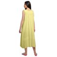 thumbnail image 4 of Moomaya Robe de Nuit d'Allaitement Unie à Col Rond pour Femmes en Coton, 4 of 5