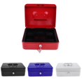 thumbnail image 3 of Cash Box Money Bank Deposit Petty Cash Key Lockable Gift Blue, 3 of 8