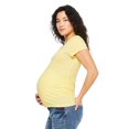 thumbnail image 4 of Paisley Sky Maternity Short Sleeve V-Neck Tee, 4 of 6