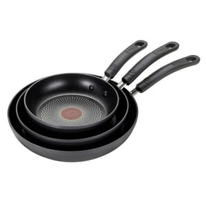 T-fal 3-Piece Ensemble de compétences - Articles de cuisine antiadhésif pour une cuisson facile