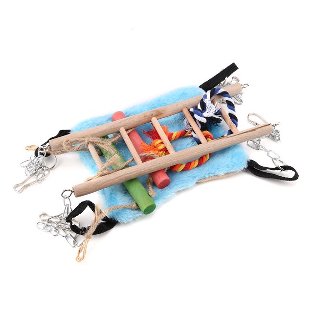 Bird Cage Accessories Bird Toy Set, Climbing Net, Hanging Ferret For Hamster