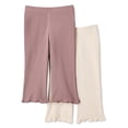thumbnail image 2 of George Baby Girls' Flare Legging 2-Pack, 2 of 2