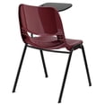 thumbnail image 4 of Bowery Hill Chaise d'Appoint Ergonomique en Coquille, Bourgogne, 4 of 7