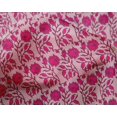 thumbnail image 4 of oneOone Silk Tabby Fabric Leaves & Floral Block Print Sewing Fabric BTY 42 Inch Wide, 4 of 4