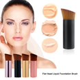 thumbnail image 2 of Make Up Foundation Brush Flat Angled Head Liquid Powder Cream Bru sh A2T4, 2 of 8
