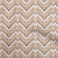 thumbnail image 1 of oneOone Rayon Beige Fabric Chevron Craft Projects Decor Fabric Printed By The Yard 56 Inch Wide, 1 of 4
