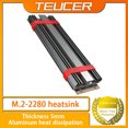 thumbnail image 2 of M.2 2280 Solid State Drive Radiator M2 NVME SSD Drive Aluminum Alloy Heatsink For Desktop PC Laptop PS5 M.2-BK, 2 of 5