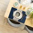 thumbnail image 2 of WHEANG Leather Placemat Home Double Sided Rectangular Insulated Table Mat Restaurant Hotel Western Food Mat Waterproof Dinner Plate Mat, 2 of 3