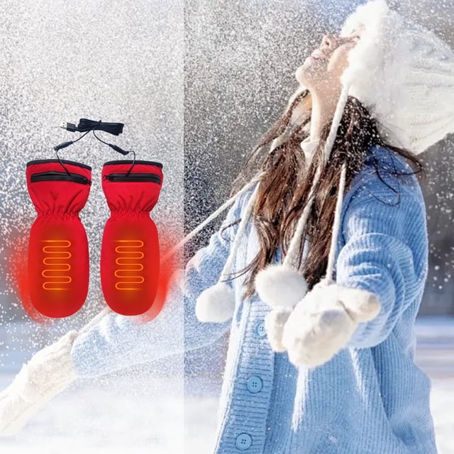 PRETXORVE Rechargeable Heating Zipper Battery Warm Work Outdoor Warm Heating Windproof