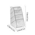 thumbnail image 4 of pstuiky Clear Desktop Organizer Slanted Pen Holder & Cosmetic Storage Box, Multi-Functional Office Supply Organizer, 4 of 7