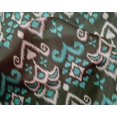 thumbnail image 4 of oneOone Silk Tabby Fabric Damask Ikat Print Fabric By The Yard 42 Inch Wide, 4 of 4