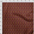 thumbnail image 3 of oneOone Cotton Cambric Fabric Leaves & Floral Block Print Fabric BTY 56 Inch Wide, 3 of 4