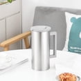 thumbnail image 4 of yuksok Stainless Steel Pitcher Water Jug for Cold Water, Ice Tea, Juice, Grey 1.8L, 4 of 7
