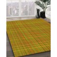 thumbnail image 3 of Ahgly Company Machine Washable Indoor Rectangle Transitional Mahogany Brown Area Rugs, 7' x 9', 3 of 7