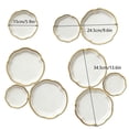 thumbnail image 2 of Amzcrzy A Pallet Gold-Colored Modular Bowl Set with Connecting Compartments As A Centerpiece for Party/Gathering Table Decorations Home and Kitchen Apartment Essentials Dinner Plates, 2 of 9