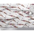 thumbnail image 2 of Soimoi Rayon Fabric Colorful Bird Print Sewing Fabric Yard 56 Inch Wide, 2 of 3