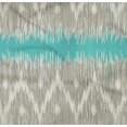 thumbnail image 4 of oneOone Organic Cotton Poplin Twill Fabric Chevron Ikat Print Fabric BTY 42 Inch Wide, 4 of 4