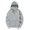 Grey, variant on FYEGRE Fleece Hoodie Men Lightweight Soft Drawstring Oversized Sweatshirts Big and Tall Drop Shoulder Pullover with Pockets White XXL