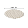 thumbnail image 3 of Beige Neutral-Toned Accent Rug High-Pile Design For Comfort Underfoot #62KbT, 3 of 6