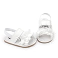 thumbnail image 4 of Baby Toddler Girls Soft Open Toe Summer Sandals Flower Princess Flat Shoes, 4 of 6