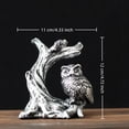 thumbnail image 3 of WHEANG Halloween Owl Holder Decor Available In 2 Colors Bronze And Silver, 3 of 4