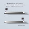 thumbnail image 2 of Amdohai Removable Electrical Outlet Track System 8000W High Power Track System Movable Wall Outlet Extender, 2 of 8