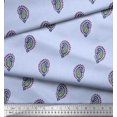 thumbnail image 2 of Soimoi Cotton Jersey Fabric Paisley Block Fabric Prints by Yard 58 Inch Wide, 2 of 3